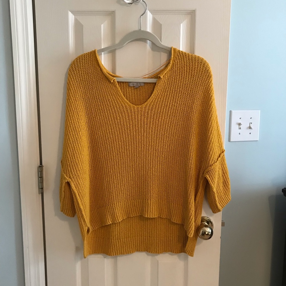 Hi low sweater